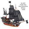 Ship Pirate Model MOC Bricks The Eternity Pirates Boats Building Blocks
