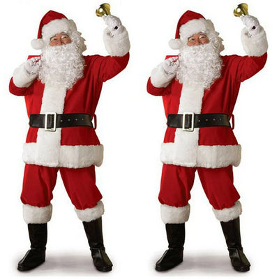 Christmas Santa Claus Costume Cosplay Santa Claus Clothes Fancy Dress