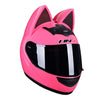 Cat Ear Helmet Motorcycle Helmet Full Face With Removable Cat Ears