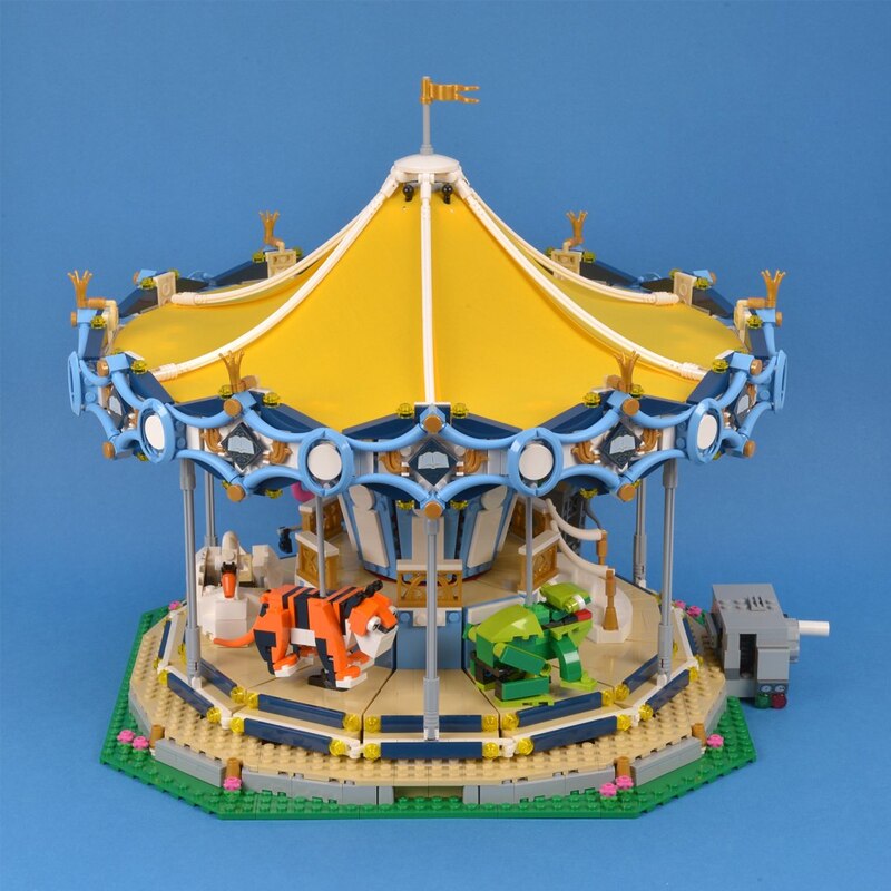 Fairground Grand Carousel Building Blocks Bricks