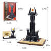 New Creative MOC Dark Tower LOTR Magic Books House Model Building Blocks