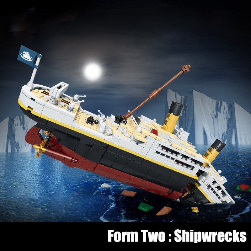 Titanic Model Building Blocks Bricks Toys