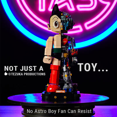 Astro Boy Building Blocks Bricks Diy Toy Movable Dolls Robot Collectible Models Toys