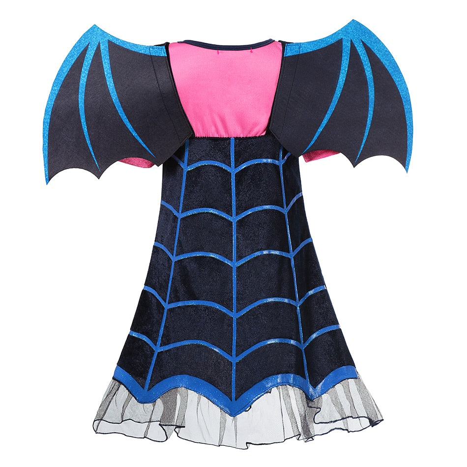 Vampirina Cosplay Dress Girl Kids Princess Dress Up Costume Halloween Costume