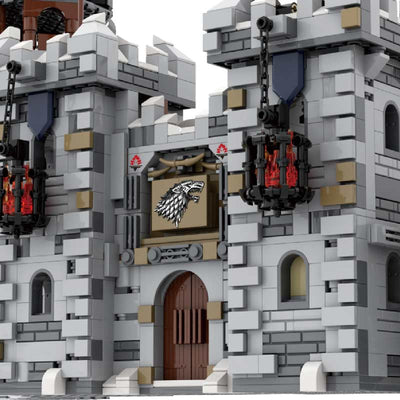 The Middle Ages Series Movie Winterfell Castle Sets Building Blocks