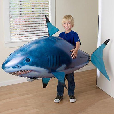 Remote Control Shark Toys Air Swimming RC Animal Radio Fly Balloons