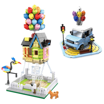Flying Balloon House Tensegrity Sculptures Modular City Building Blocks