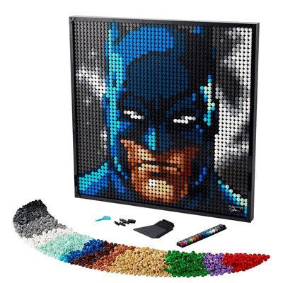 Superheroes Pixel Art Painting 3 in1 Building Blocks Movie Mosaic Mural Bricks Set