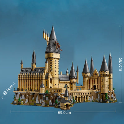 Hogwart Castle Harryed Pottery Building Blocks Kids Toys
