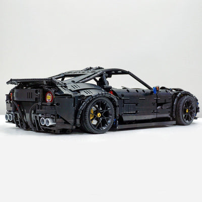 High-Tech 91102 3097Pcs Creative Moc F12 Super Sport Black Racing Car Model RSR Bricks Building Blocks Toys