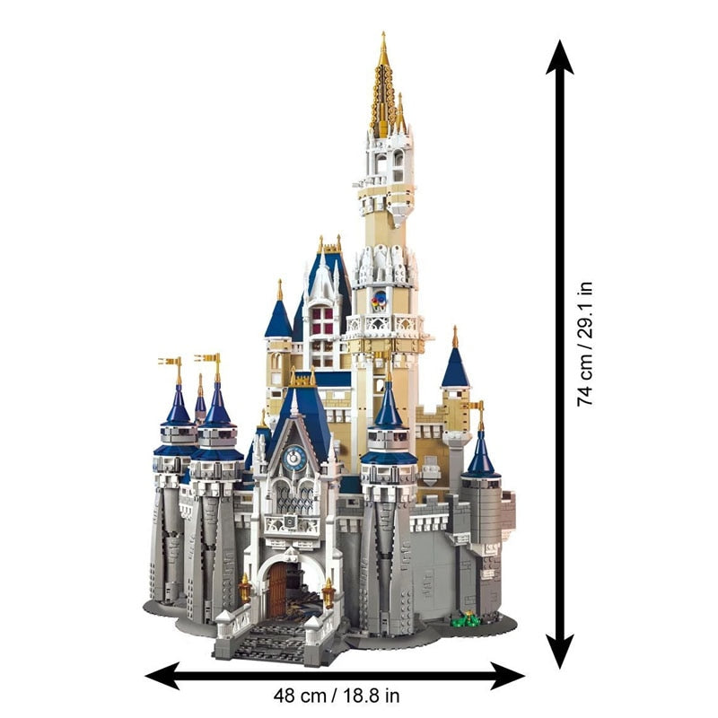 Princess Castle Modular Building Blocks Bricks Kids Toy