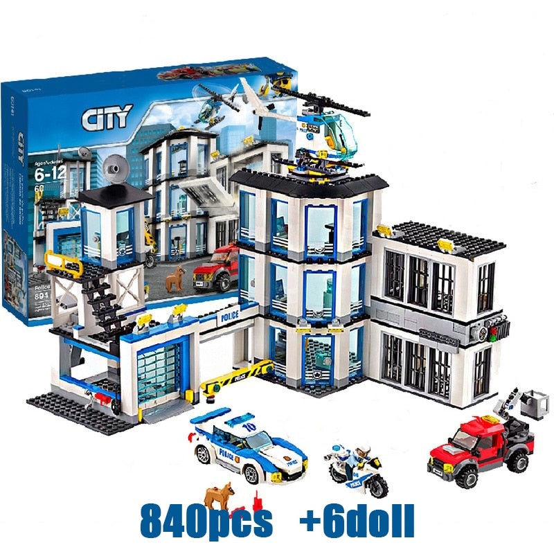 Police Station 10660 City Police Station Bela Building Block