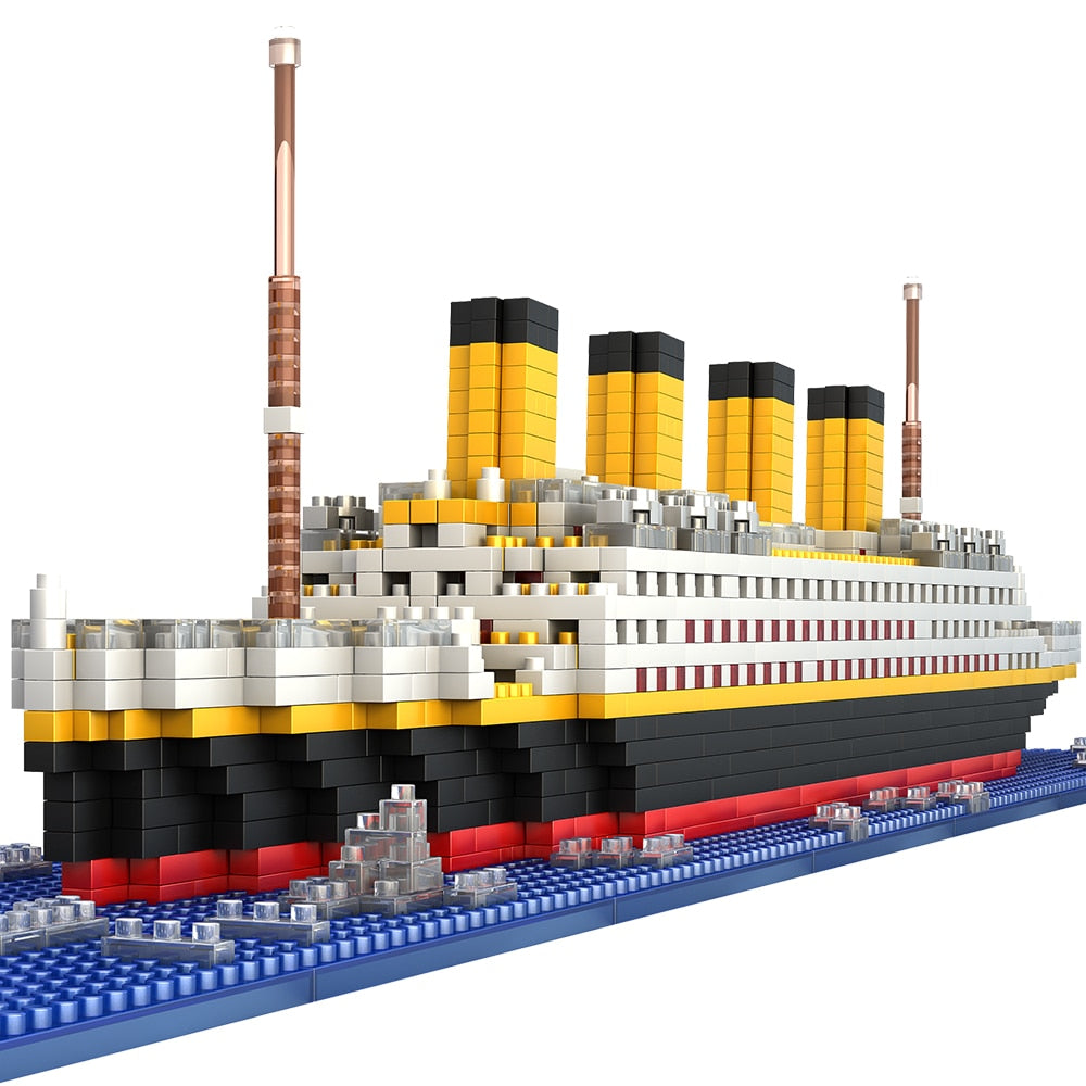 Titanic Cruise Ship Model Building Blocks Bricks