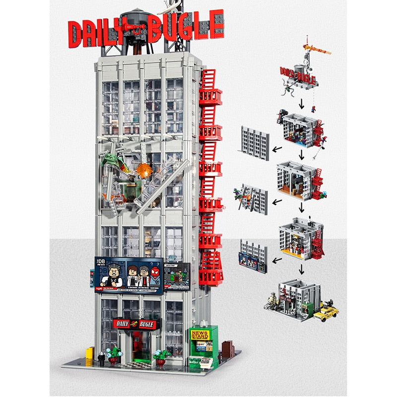 Marvel Spider-Man Daily Bugle Building Kit