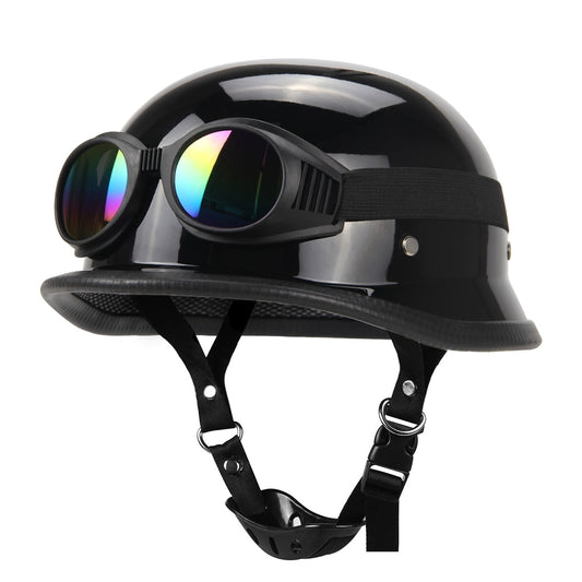 Fashion Style German Motorcycle Half Helmet Dot