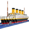 Titanic 1860pcs Ship 3d Mini Diy Building Blocks Toy Titanic Boat Model Educational Toy