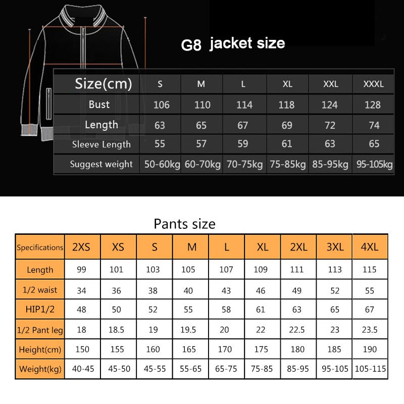 Tactical Jacket Set with Pants Outdoor Jacket Set with Pants Camouflage Military Army