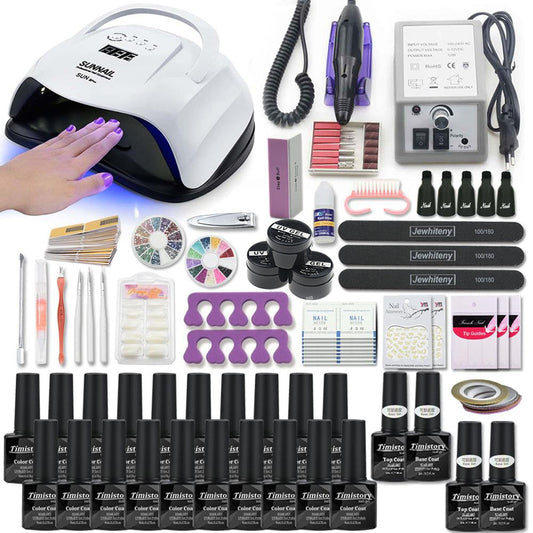 Acrylic Nail Kit Nail Drill Led Nail Lamp 20000rpm