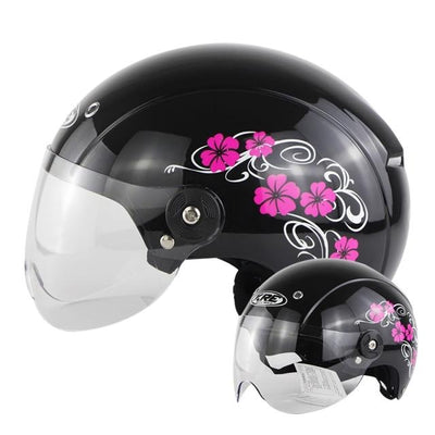 Womens Motorcycle Helmets Dot Half Face Light & Breathable