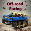 RC Racing Car Bricks Off-road Vehicle Tank Electric Building Blocks Technical APP Program Control Driving Toys