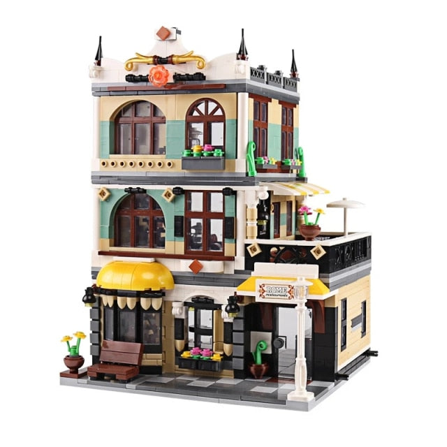 City Street View Garden Hotel Modular Building Blocks