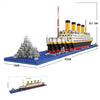 1860Pcs Titanic RMS Cruise Ship Micro Model Assemblage Building Blocks