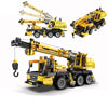 City Truck Crane Engineering Car Building Blocks Excavator Vehicles Construction Sets