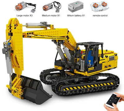 Toys Building Technic Car Excavator Model