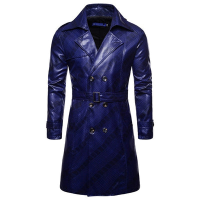 Spring Autumn Double-breasted Long Style Trench Coat Male Clothing - Top Sale Item