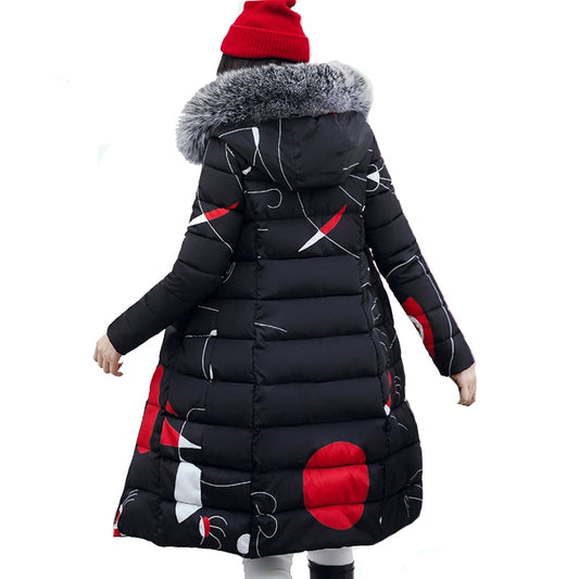 Winter Coats For Women Fur Hooded Long Parka