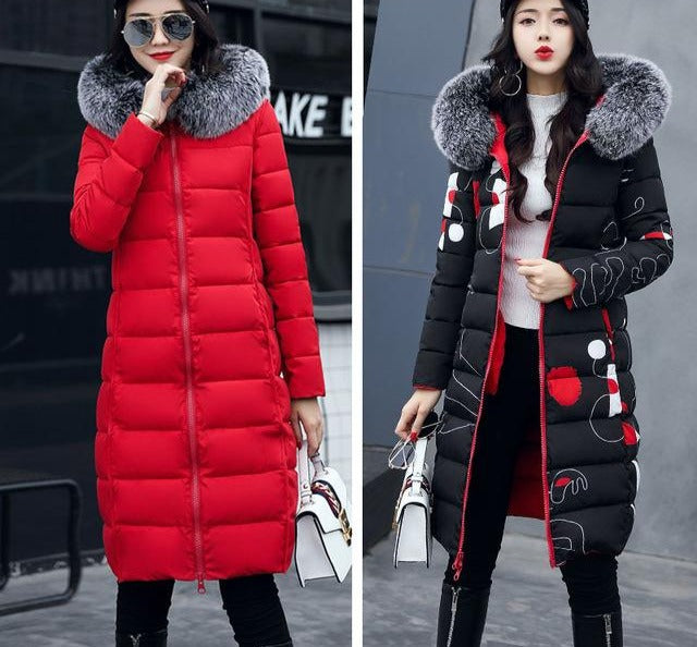 Winter Coats For Women Fur Hooded Long Parka